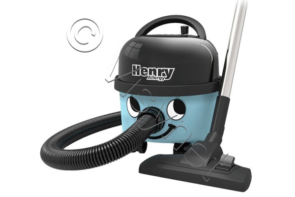 Numatic Henry Allergy HEPA 13 + KIT AS9 Staubsauger, Auspuffmotorfilter, Hellblau | HVA160