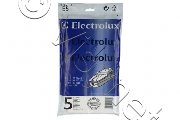 5x Electrolux E5 Staubsaugerbeutel für Z 260, Z 260T, Z 280 | 9001959577