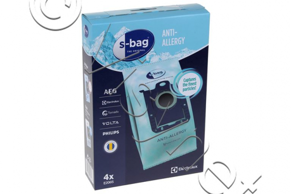 4x AEG Electrolux E206S Staubsaugerbeutel S-Bag ANTI-ALLERGIE | 9001684605