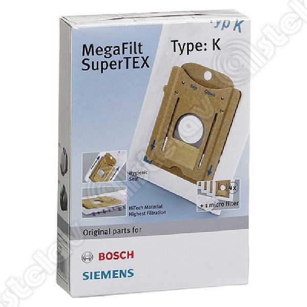 BOSCH Original Staubsaugerbeutel 5x Beutel + 1x Mikrofilter - TYP K | 00468265