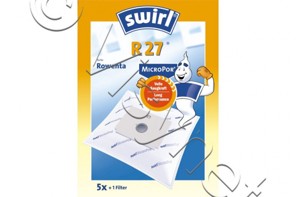 Swirl Staubsaugerbeutel 4x Beutel + 1x Filter - R27 MicroPor