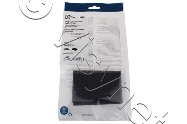 2x Electrolux Original Staubsauger Motorfilter EF51 | 9000843293