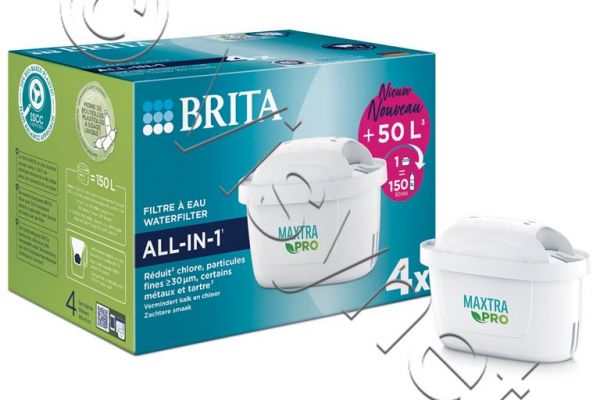 Pack mit 4 Brita Maxtra Pro All in 1 Wasserfilter | 1050415