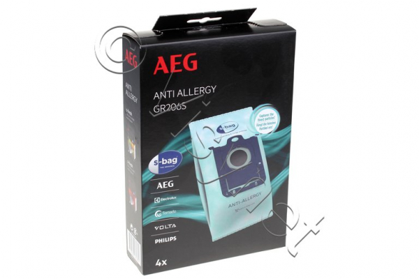4 Staubsaugerbeutel Für AEG, Electrolux, Philips S-Bag ANTI-ALLERGIE GR206S | 9001684761