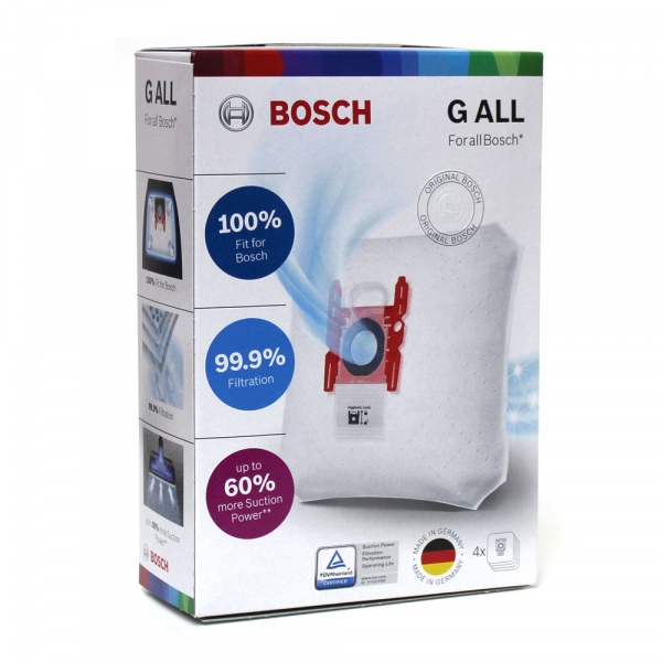 4 Staubsaugerbeutel für Bosch PowerProtect Type G ALL - BBZ41FGALL