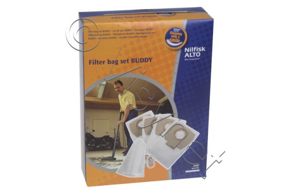4 Staubsaugerbeutel Für Nilfisk ALTO Buddy 15 und Buddy 18 | 302002403