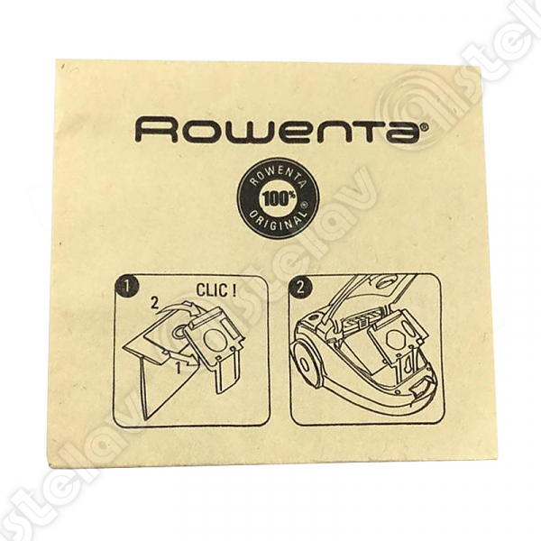 5x Rowenta Original Staubsaugerbeutel Für RO2366EA/4Q0, RO214501/4Q0 | RS-RT9976, RSRT9976