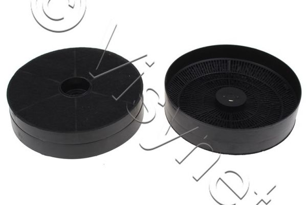 NOVY Original Kohlefilter - Ø 170 mm - SALSA - 2 Stück - Dunstabzugshauben | 6200055