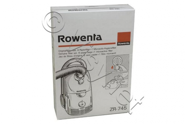 Rowenta Original Staubsaugerbeutel ZR-745 | 6 + 1 Mikrofilter Für DYMBO Staubsauger