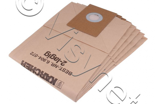 5x Original Kärcher Staubsaugerbeutel - 2000E, 3501, K300, NT200, NT351 | 69040720