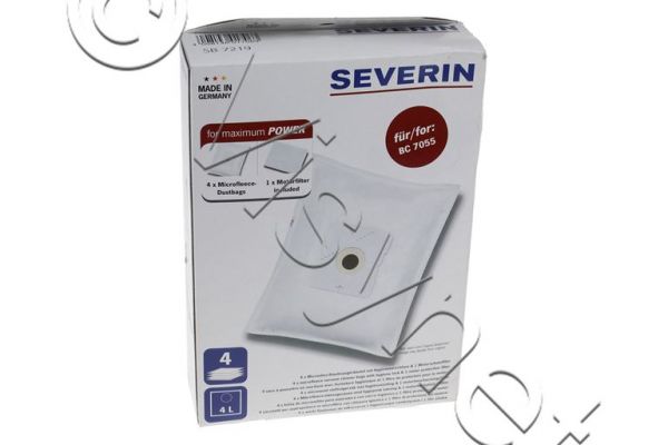 SEVERIN Orginal Staubsauger 4x Beutel + 1x Motorfilter - BC7055 | SB7219