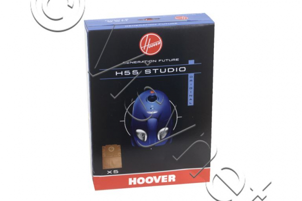 5er Set Original Hoover H55 Studio Staubsaugerbeutel - 09201096