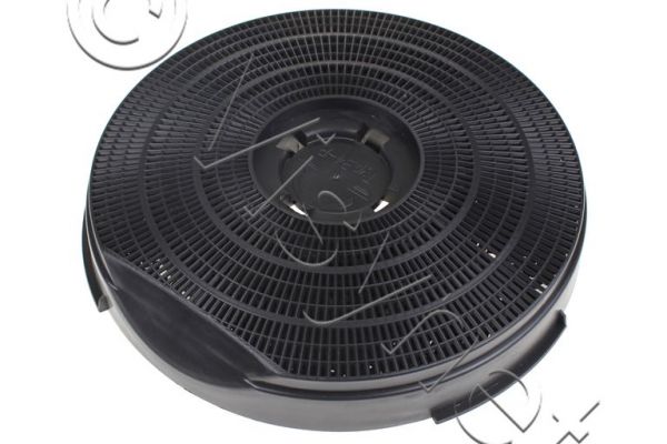 WPRO Original Kohlefilter Rund, Typ 34 - 25,5 cm x 5 cm - Dunstabzugshaube | 484000008610