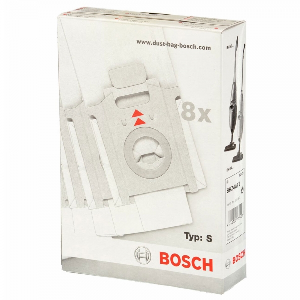 8 Staubsaugerbeutel für Bosch Typ S - BHZ4AF1 - Serie BSS2 ... BHS21 ... BHS4 ...