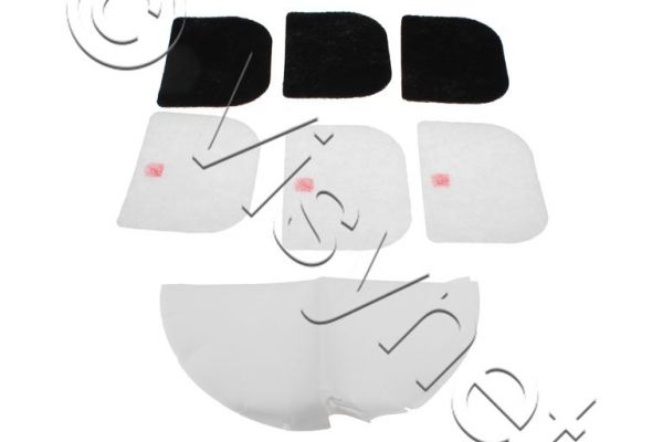 DeLonghi Original Filter-Kit (3X FETT + 3X KOHLE) für Fritteuse | 5525101500