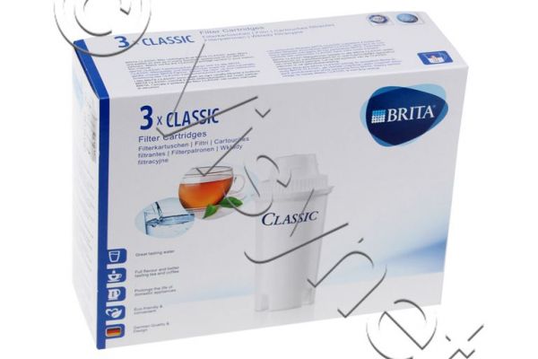 Pack mit 3 Brita Classic Filter Kartuschen - Wasserfilter | 205386