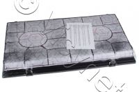 WPRO Original Kohlefilter Typ 190 FAT190 - 485 x 270 x 48 mm - Dunstabzugshaube | 484000008578 WPRO Original Kohlefilter Typ 190 FAT190 - 485 x 270 x 48 mm - Dunstabzugshaube | 484000008578