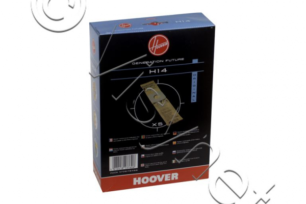 5x Original Hoover Staubsaugerbeutel H14 | 09178468