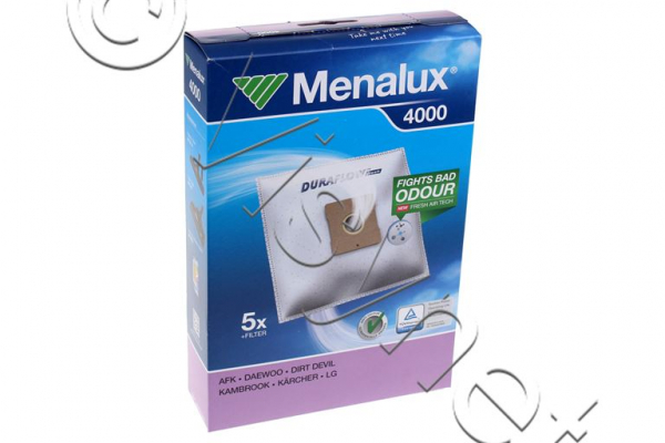 5x Beutel + 1x Filter Electrolux Staubsaugerbeutel | Menalux 4000 DURAFLOW | 9001961318