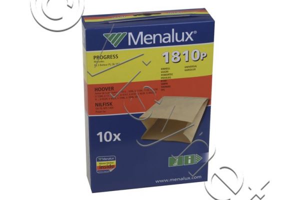 10x Menalux Original Staubsaugerbeutel - 1810p - HOOVER, PROGRESS | 9001961698