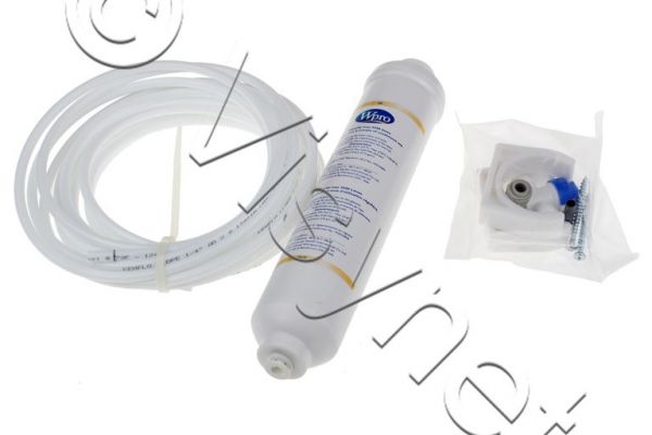 WHIRLPOOL Original Wasserfilter mit Anschlusssatz - Kühlschrank, Gefrierschrank | 484000000463