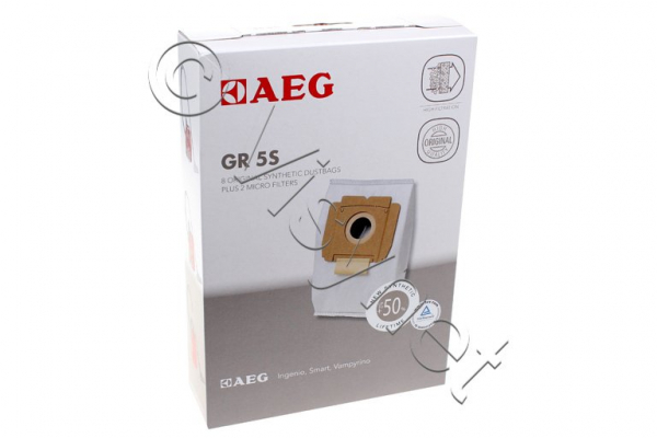 8 Staubsaugerbeutel + 2 Mikrofilter Für AEG Ingenio AE3482, Vampyrino 100...199 | GR5S | 9002565407