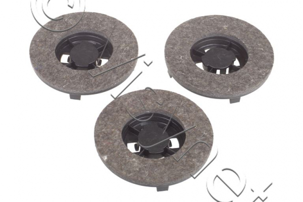 3er Set Electrolux Original Staubsauge Bürstenscheiben | 50030911007