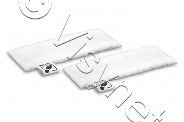 2er Pack Original Kärcher Staubsauger Waschbar Mikrofaser-Bodentuch Pad Easyfix | 28632590