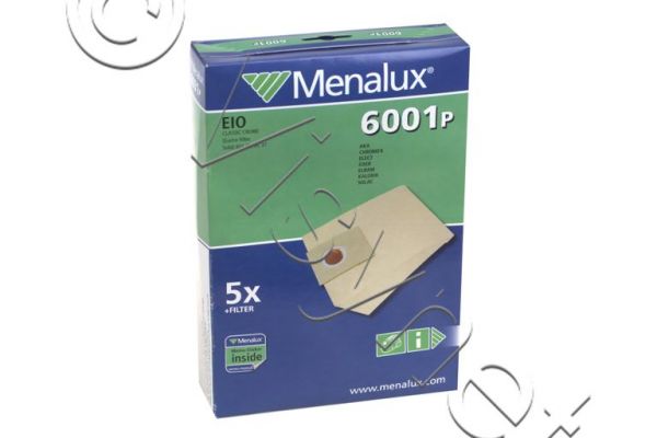 Menalux Original Staubsauger 5x Beutel + 1x Filter - 6001p - EIO | 9001966457