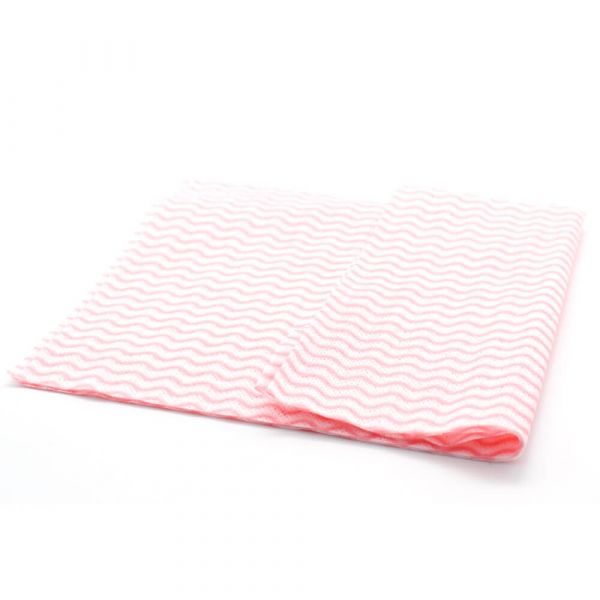 Wash Putztuch | Größe: 38x60 cm | Farbe: Rot | 1/4-Falz | 5 Stück | saugstark | wieder verwendbar