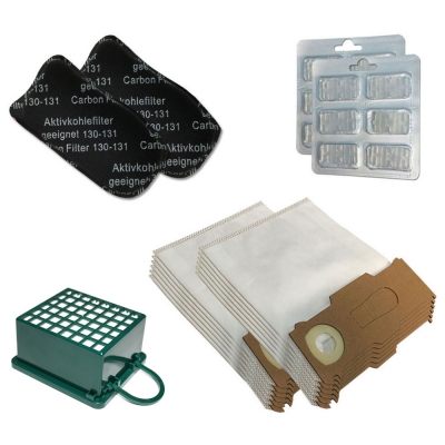 Set Filtri Per Vorwerk Kobold VK130 VK131 SC - 2 Filtri Antiodore Carbone + 2 Filtri HEPA | Ideale Per Allergici, Filtrazione 99.5% Polvere - Foto 2