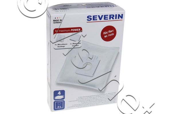 4x SEVERIN Orginal Staubsaugerbeutel - BC 7035 | SB7211