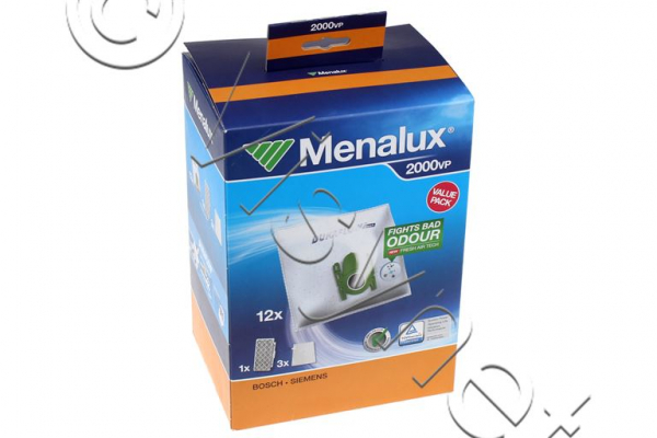 12x Beutel + 1x HEPA + 1x filter Electrolux Staubsaugerbeutel | Menalux 2000VP | 9001671669