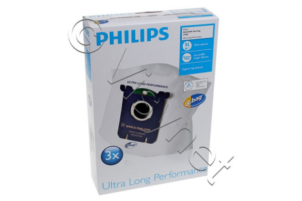 3x Original Philips Mobilo Staubsaugerbeutel Classic Extra Long Performance s-bag | FC802701