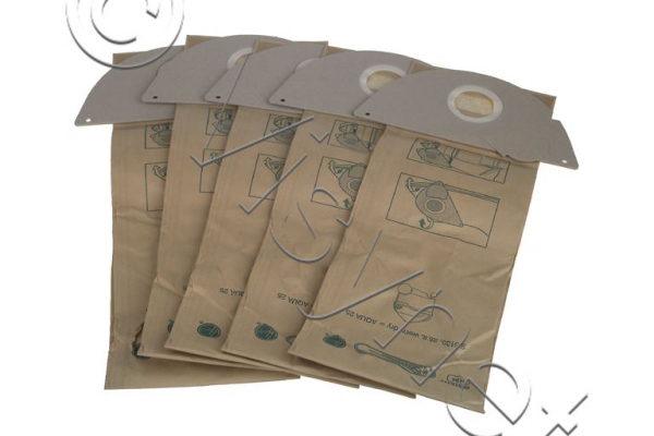 5er Pack Original Hoover Staubsaugerbeutel H34 - 09177650