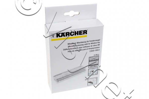 2x Kärcher Original Staubsauger Mikrofaser Tücher | 26331000, 2.633-100.0